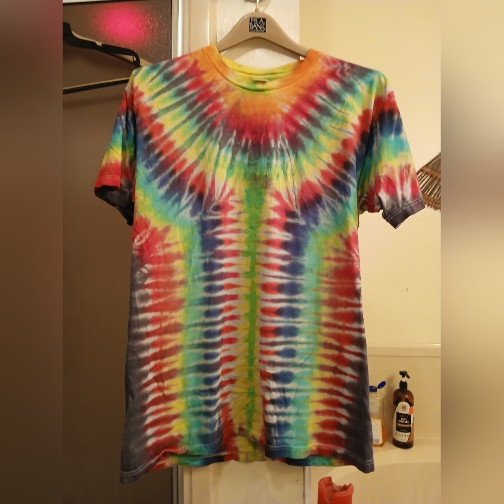 Kirkland Signature Multicolor Cotton Tiedye‎ T-shirt. Sz.Large